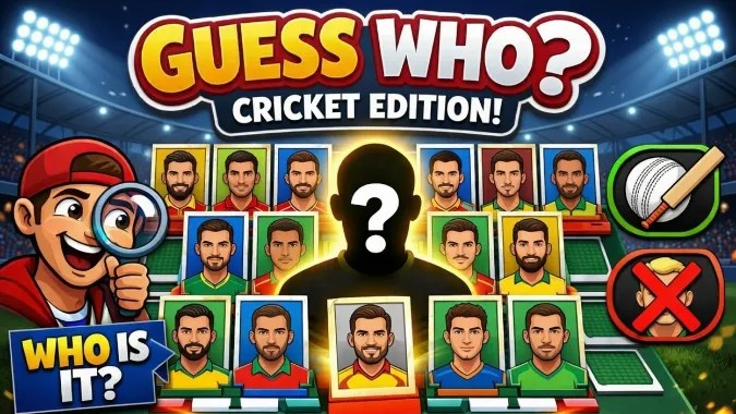 International Cricket Players - Guess Who Template