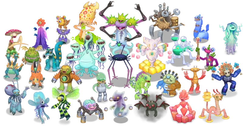 Ethereal Monsters - Guess Who Template