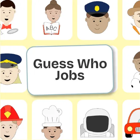 Guess Who? Jobs - Guess Who Template