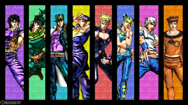 Jojo characters! - Guess Who Template