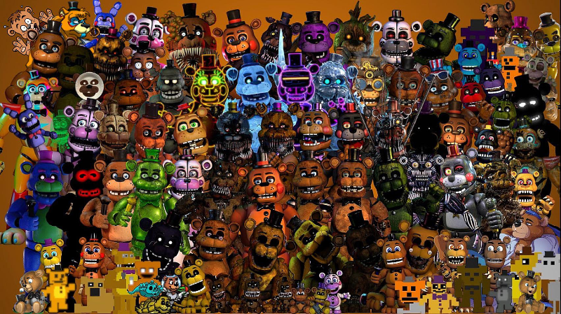 FNAF Bears - Guess Who Template