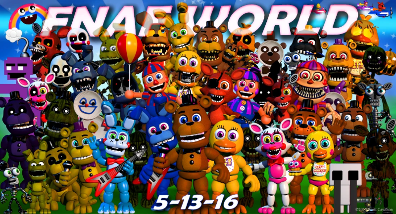 FNAF World - Guess Who Template