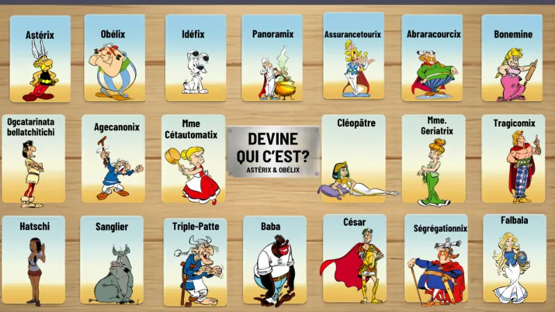 ASTÉRIX & OBÉLIX  - Guess Who Template
