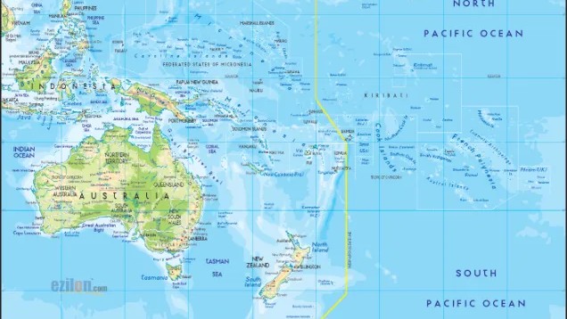 Oceanian Countries & Territories - Guess Who Template