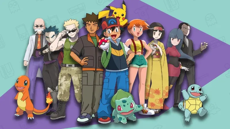 Pokemon Gym Leaders - Guess Who Template