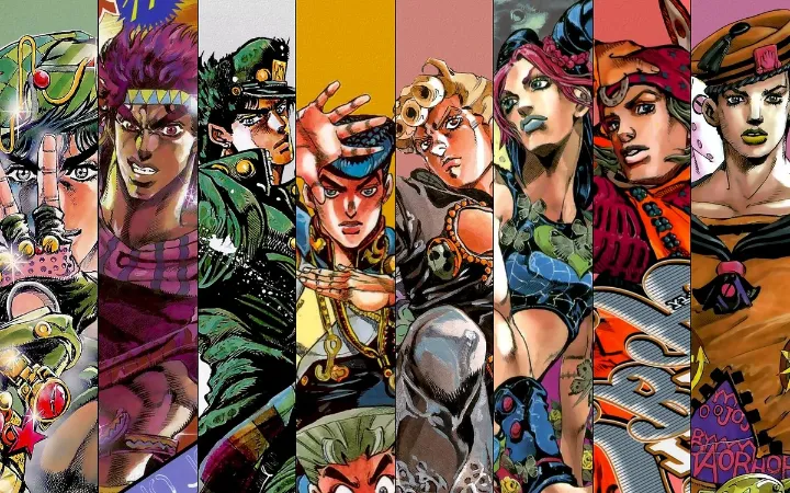 Personajes de Jojos - Guess Who Template