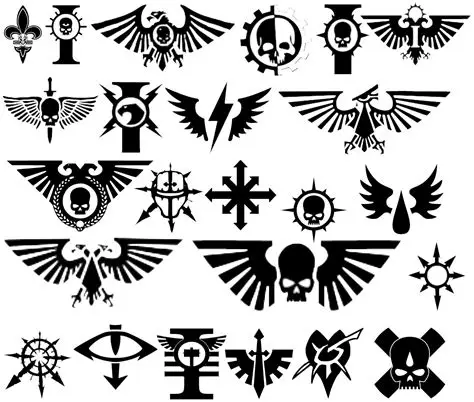 Warhammer 40K Characters - Guess Who Template