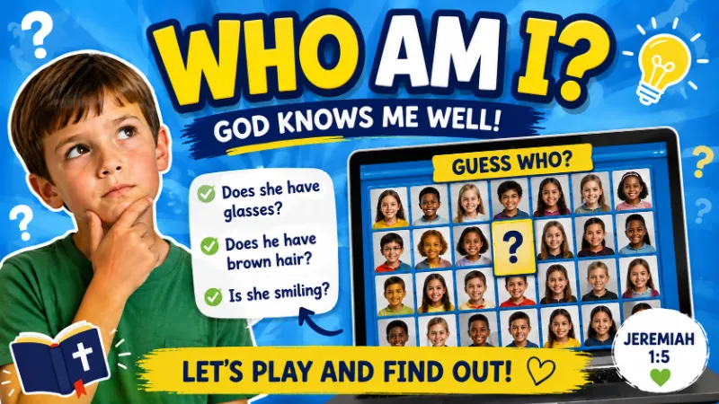 August 16th Object Lesson - Guess Who Template
